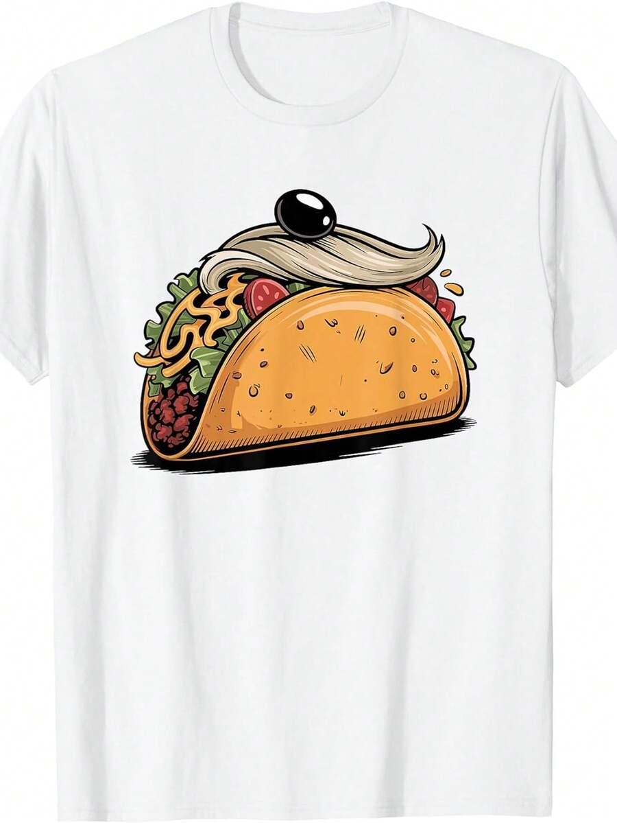 Camiseta TACO Chickens Out Político Humor Tariffs - Blanco - Ver 1