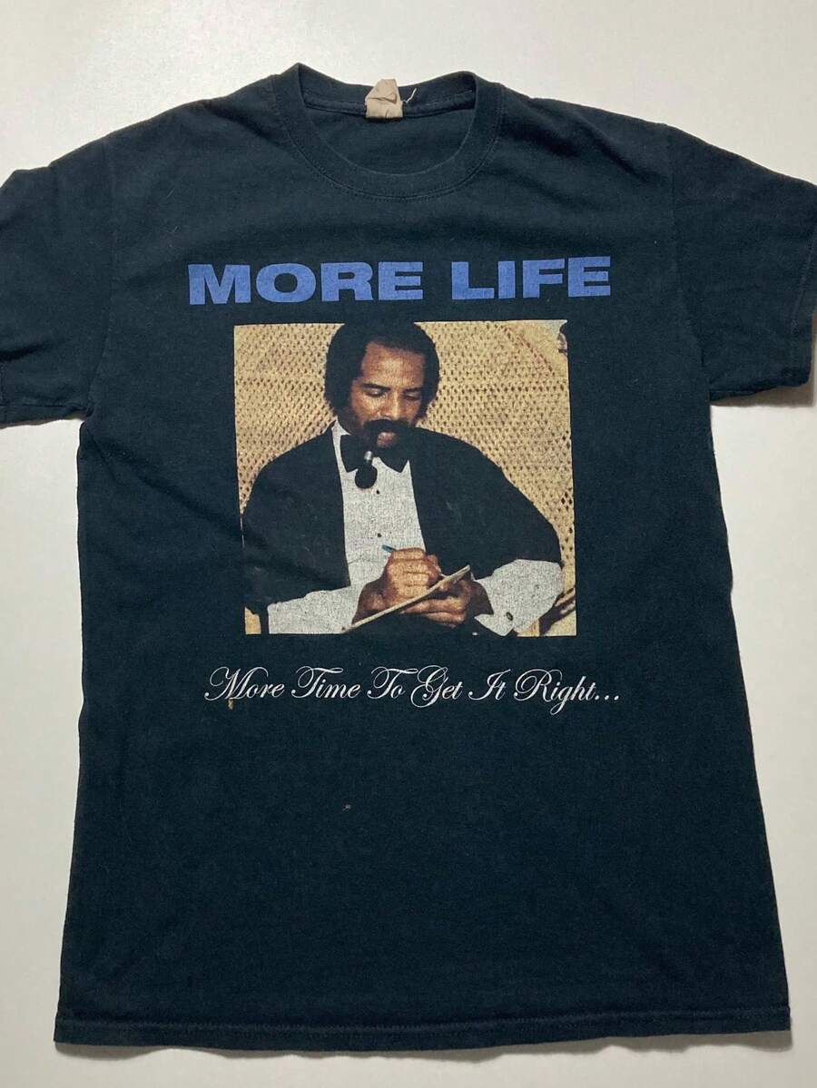 Drake OVO Octobers Very Own More Life Rap T-Shirt Size Small - Black - View 1