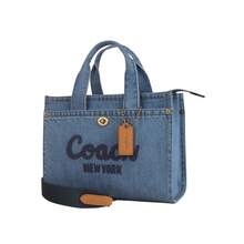 Coach 女款時尚百搭休閒通勤單肩包 - 靛藍CR659B4IN - 查看 3