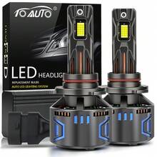 TOAUTO 2PCS H7 H4 H11 LED High Power Headlight Bulb 40000LM 200W 9005 HB3 9006 HB4 9012 HIR2 LED Lights CANbus Super Bright 12V - A - View 11