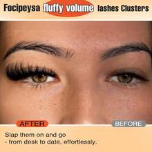 [Lowest Price In 30 Days]Mink Lashes Full Volume False Eyelashes 18mm Dramatic Faux Mink Eyelashes Natural Look Eye Volume Eye Lashes Multipack By Focipeysa - B-Fluffy - Xem 9