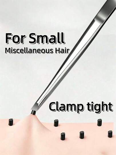 高品质不锈钢眉镊、脱毛镊、嵌入式脱毛镊、弯角眉镊、面部护理工具、黑头和鼻毛去除套装、黑头去除器、黑头去除工具、黑头/痤疮疤痕去除镊、细尖痤疮挤压器、不锈钢尖头镊子，适用于专业面部清洁，可去除痤疮、黑头和痤疮疤痕。