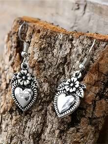 1 Pair Charming Dangle Earrings, Designed For Women, Suitable For Weddings, Engagements, Anniversary Parties, Valentine's Day Gifts - 1# - View 4