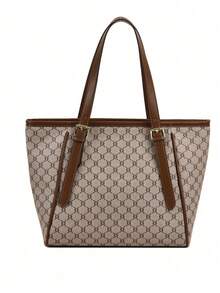 Dedoo Bolso cruzado de mujer de alta gama, de gran capacidad, con patrón de comodín multicolor y letras grandes - Multicolor - Ver 6