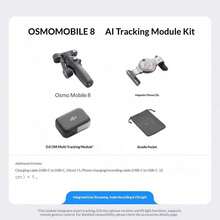 Bộ ổn định gimbal điện thoại thông minh DJI Osmo Mobile 8 siêu nhẹ, theo dõi thông minh, gậy selfie, theo dõi 360° thông minh, phát trực tiếp, chân máy, bộ tiêu chuẩn, cấu hình chính thức, màu đen. - Xem 5