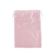 1pc Customized Text Satin Drawstring Storage Bag, Smooth Silk-Like Fabric Pouch, Portable Jewelry & Cosmetics Organizer Bag, Exquisite Gift Packaging Outer Bag, Home Small Item Storage Bag, Holiday Gift Wrapping - Multicolor - View 4