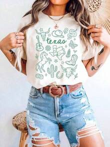 Women T-Shirts - White - View 8