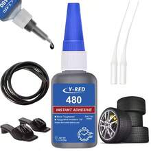 1-3 lọ keo epoxy đen 480, trọng lượng 35g/lọ, khô nhanh, chống thấm nước, chịu nhiệt, thích hợp cho lốp xe, giày dép, cao su, nhựa, kim loại và các dự án DIY. - Nhiều màu - Xem 1