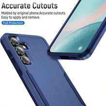Ốp điện thoại bảo vệ chuẩn quân sự tương thích với Galaxy S37, A57, A25, A32, A26, A16, A55, A56, A36, A35, S25Ultra, S24Ultra, S21, S26, S25, S23, S22, S21 Ultra, S26 Ultra, S25 FE, S24 Plus, Ốp điện thoại, Mùa hè, Quà tặng - Màu xanh lam - Xem 5