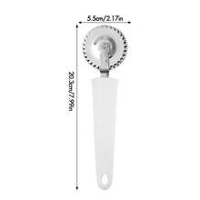 1pc Patterned Rolling Pin, Multifunctional Stainless Steel Pastry Roller, Wavy Edge Cutting Wheel, Various Handle Options - Perfect For Pies, Dumplings And Cookies, Manual Dough Rolling Tool, Ideal For Eid Al-Fitr, Back To School, Eid Al-Adha, Thanksgiving Kitchen Essential - View 14