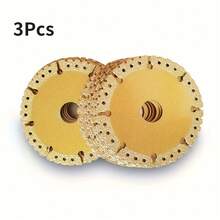 Bộ 1/2/3 lưỡi cưa đa năng, dùng để mài và vát cạnh gạch men, kính, đá cẩm thạch, đá phiến, ống PVC và gỗ! - vàng - Xem 7