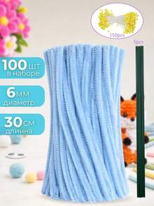 255pcs Red Pipe Cleaner Craft Set – With Pistils & Flower Stalk, Video Tutorial Included, 7 Colors 30cm Chenille Stems – High Quality, No Color Difference – For Back-To-School , Party Decor, Home Decoration, Adult Crafting, Business Use - 255pcs Craft - View 27