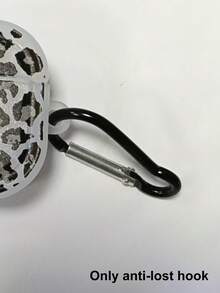 Fashionable Black Leopard Print TPU Protective Case For AirPods 1/2/3/4 And Pro 1/2/3 Wireless Earphones - Multicolor - View 6