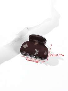 1 chiếc kẹp tóc nữ nhỏ xinh họa tiết kẻ caro, bướm, hoa, da báo, cầu vồng chuyển màu, chất liệu acetate, phụ kiện thời trang độc đáo, phù hợp cho sử dụng hàng ngày, dự tiệc và đi nghỉ mát, phụ kiện tóc mùa hè, kẹp tóc đi biển, kẹp tóc du lịch, kẹp tóc thanh lịch. - Nhiều màu - Xem 8