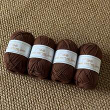 4 Sets 100% Pure Cotton Solid Color Handmade Knitting Yarn, Rainbow Colors For Spring/Summer, Ideal For DIY Knitting Enthusiasts, Soft Cotton Feel, Suitable For Socks, Hats And Other Handmade Knitted Products - 4th Regiment 3642 - View 10