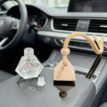 Transparent Diamond-Shaped Glass Rearview Mirror Hanging Diffuser (Empty Bottle) | Refillable Essential Oil Diffuser | Minimalist High-End Car Interior Decor | Long-Lasting Fresh Fragrance | Universal Fit Easy Installation Non-Obstructive | Fashionable Elegant Car Fragrance | Creative Gift Essential Car Accessory - Multicolor - View 8
