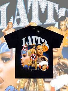 Dam-T-shirts - Svart - Visa 7