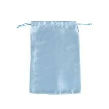 1pc Customized Text Satin Drawstring Storage Bag, Smooth Silk-Like Fabric Pouch, Portable Jewelry & Cosmetics Organizer Bag, Exquisite Gift Packaging Outer Bag, Home Small Item Storage Bag, Holiday Gift Wrapping - Multicolor - View 15