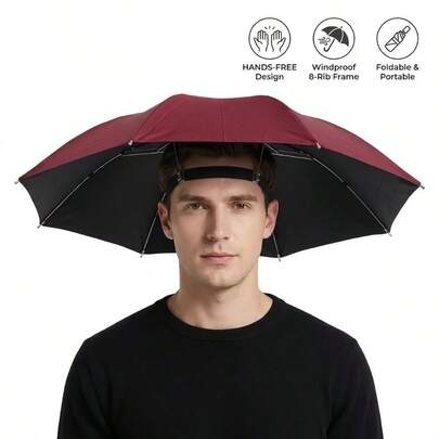 Foldable Multi-Scene Hand-Shaped Hat, Suitable For Fishing, Gardening, Hiking, Photography, Outdoor Work, Lightweight And Portable