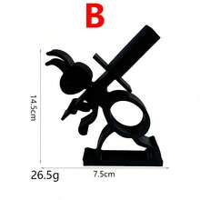 2pcs Ant Shaped Toilet Paper Holder, Bathroom Tissue Paper Dispenser, Funny Paper Towel Rack For Living Room, Camping BBQ, Bathroom Storage, Paper Towel Stand, Independent Bathroom Set, Cute Bathroom Decor - 彩色 - 查看 6