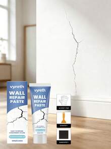 Wall Repair Paste: Easy To Use, Can Be Used To Repair Small Cracks And Holes On Walls, With Strong Adhesion. Easily Repair Small Cracks, Nail Holes, Holes And Peeling Defects In Walls. The Paste Has A Fine Texture, Ready To Use After Opening, No Mixing Required, Simple And Convenient To Operate, Even Beginners Can Use It Easily. - A - View 3