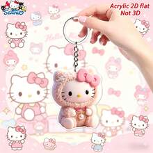 Hello Kitty Acrylic Keychain, Bag Charm Or Home Decor, Mother's Day/Teacher's Day Gift, Graduation Car Key Chain, Women's Accessory - Multicolor - View 1
