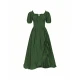 Green Palace Short-sleeved Dress