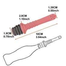 Bộ 3 vòi xịt vệ sinh du lịch, vòi xịt vệ sinh cầm tay, vòi xịt vệ sinh di động, vòi xịt vệ sinh du lịch, ống nối vòi sen đa năng tương thích với đường kính 21/25mm, vòi xịt mini cầm tay di động để vệ sinh cá nhân hàng ngày. - 3 chiếc - Màu hồng - Xem 3