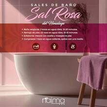 NAIMA Sal Epsom Rosa del Himalaya 1kg Sulfato de Magnesio 100% Puro y Vegano Baños Relajantes y Terapéuticos Ideal para Cuidado de Piel y Pies Sin Colorantes Artificiales 68745531 - Sal Rosa del Himalaya - Ver 4