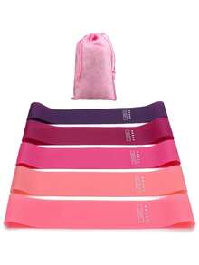5pcs Resistance Bands Set, Ideal For Flexibility And Mobility Training, Suitable For Yoga, Pilates, Also For Resistance Training In Gymnastics And Dance, Gym Dumbbell - Multicolor - View 20