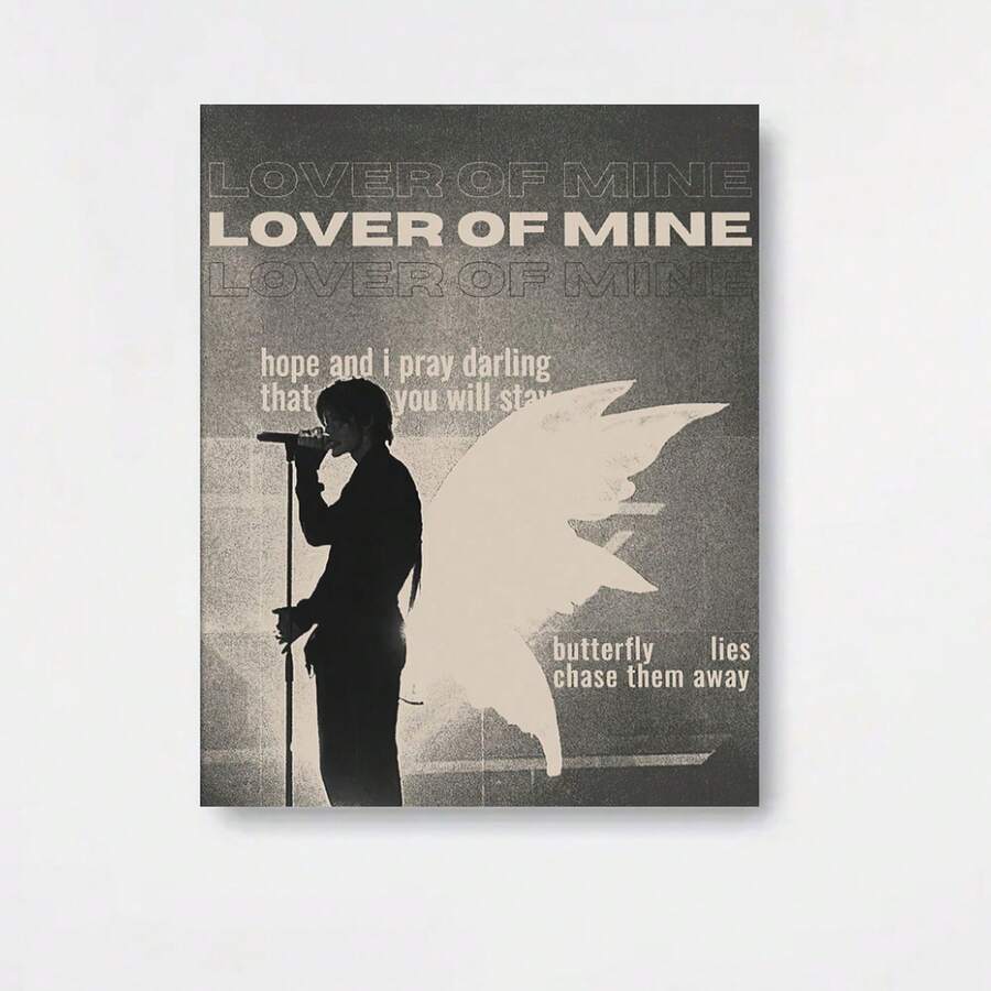 1pc Póster de Lienzo de Música Retro Clásico Art Deco, Decoración de Pared con Tinta, Orientación de Retrato sin Marco, Ideal para Oficina en Casa, Baño, Sala de Estar, Dormitorio, Comedor, Uso Interior, Tema de Primavera e Invierno, Decoración Estética de Habitación - Enmarcado - Ver 1