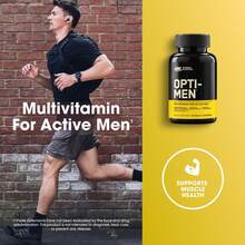 Optimum Nutrition Opti-Men, Vitamin C, Zinc And Vitamin D, E, B12 For Mens Daily Multivitamin Supplement, 150 Count (Packaging May Vary) - 無味 - 查看 2