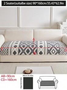 1 vỏ đệm sofa dùng được cả bốn mùa, kiểu dáng hiện đại tối giản, chống trượt, chống bụi và có thể giặt được, màu xám tươi mát và thời trang, mềm mại và không phai màu, thân thiện với thú cưng, phù hợp với sofa hình chữ L và sofa 1/2/3/4 chỗ ngồi. - Xám - Xem 17