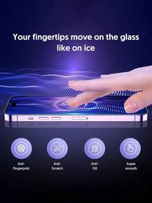 4片裝隱私螢幕保護貼，適用於 iPhone 18 Pro Max/18 Pro/18/17 Pro Max/17 Pro/17 Air/17/16 Pro Max/16 Pro/16 Plus/16/15 Pro Max/15 Pro/15 Plus/15/14/13/12/11，光滑鋼化玻璃，隱私防窺、防碎、防水、防震、防摔、防刮 - 黑色 - 查看 6