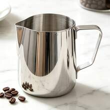 1 bình tạo bọt sữa bằng thép không gỉ, bình tạo bọt sữa cho cà phê latte art. - Nhiều màu - Xem 1