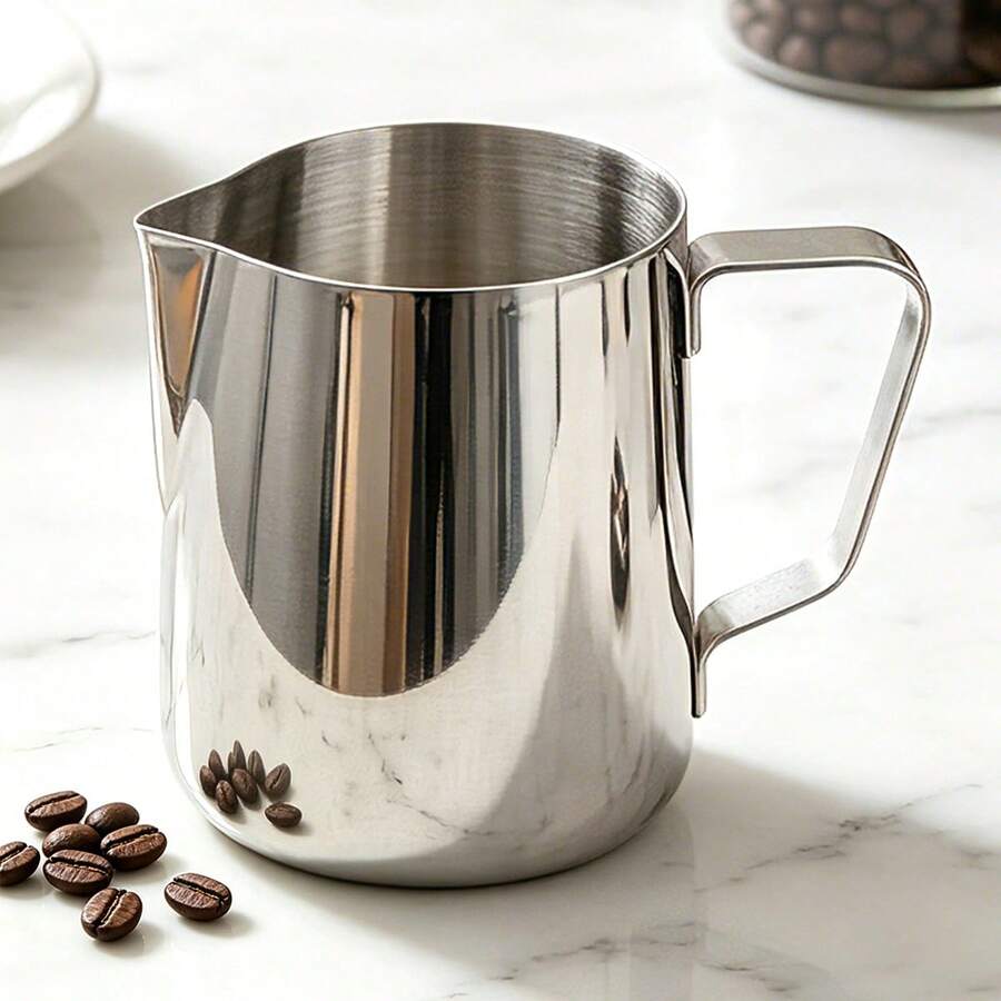 1 bình tạo bọt sữa bằng thép không gỉ, bình tạo bọt sữa cho cà phê latte art. - Nhiều màu - Xem 1