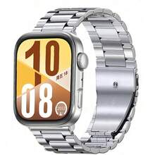 1条不锈钢表带，兼容华为Watch Fit 5手环，金属表带兼容华为Fit4/Fit4pro/Fit3，男女皆宜的高档礼品 - 彩色 - 查看 3