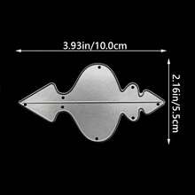 Vintage Banner Tag Metal Cutting Dies, Decorative Label Die Cuts For Scrapbooking & Card Making - Mc765 - View 7