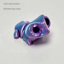 3D Printed Colorful Frog Model, Random Eye Color, Stress Relief Toy, Cute Big-Eyed Frog Desktop Decor, Student Desk Accessory, Wholesale Gift, Birthday Present - Multicolor - View 11