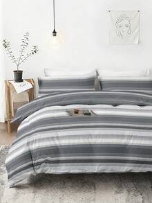 这款三件套线条几何现代印花被套采用超柔软透气的高品质超细纤维面料制成，适合所有季节，可机洗，不易褪色，不起球，防缩水，抗皱，时尚波西米亚风/农舍风/现代简约风卧室装饰，易于保养，适用于特大号/大号/双人床/单人床，是家庭、宿舍、公寓、客房、度假屋、出租房和送礼的理想之选。 - 彩色 - 查看 1