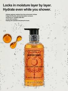 SUPER SEED Sữa tắm hương cam soda, làm sạch sảng khoái, cho làn da mềm mại, hương thơm lâu dài, sữa tắm hàng ngày dành cho cả nam và nữ. - cam quýt - Xem 5