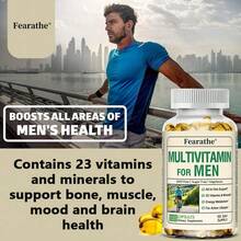 Bcuelov Men's Multivitamin Capsules, Containing Multiple Daily Essential Vitamins - Support Immune And Bone Health, Premium Formula, Easy To Swallow - 120 Capsules - 1 Bottle - View 7