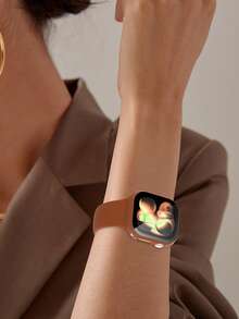 2 Packs Brown Sporty Casual Watch Cases, Compatible With Apple Watch Cases Of 40mm, 41mm, 42mm, 44mm, 45mm, 46mm, And 49mm Sizes. Features A Unibody Design With Shock-Resistant And Scratch-Resistant Hard PC Material And Tempered Glass Screen Protector. Compatible With Apple Watch Series Ultra/11/10/9/8/7/6/5/4/SE. Suitable For Men And Women's Smartwatches. - Brown + Brown - View 7