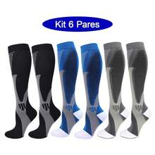 6 Pairs Breathable, Odor-Resistant, Moisture-Wicking Compression Athletic Socks With Geometric Pattern & Side Stripes, Unisex, Soft & Comfortable, Suitable For Running, Travel, Hiking, All Seasons, Cozy - Multicolor - View 38