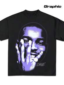 SANTAN DAVE T-Shirt | Rare-Hop Retro Graphic Tee Featuring Designs By Skepta, Stormzy, CenTtralL, Cee, Tion, And Wayne Music | Classic Fit, Soft And Comfortable, Suitable For Casual And Athletic Wear, Unisex, Collectible Tee. Available As A Slogan Tee, Quote Tee, With A Minimalist Graphic Design Or A Fun Motif. Ideal For Beach Parties, Surfing, Picnics, Or As A Gift. Perfect As An Airport Outfit And For Any Season: Spring, Summer, Autumn, And Winter. Coordinated Sets For Women In Summer, Subtle Summer Outfits, Summer Coordinators, Ball Gowns, Birthday Dresses, Party Outfits, Autumn, Winter, For All Seasons, Rave Outfits, Office Wear. FCPC - Black - View 6