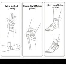 8/18Rolls Elastic Bandage Dressing, Breathable Elastic Care Bandage, Used For Finger, Wrist And Leg Support, Ideal For Sports Protection And Daily Care - White - View 7