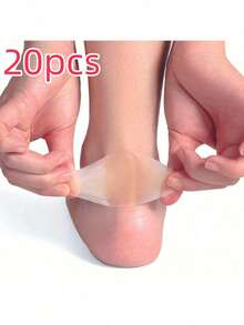 10pcs Transparent Invisible Thin Foot Pads, Prevent Friction For High Heels - Multicolor - View 13