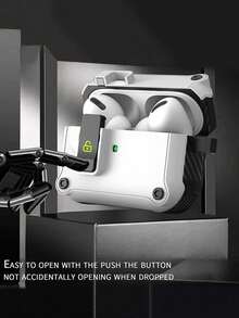 1 chiếc ốp bảo vệ tai nghe Mecha màu trắng, phù hợp với Pro 2, ốp bảo vệ tai nghe Apple Pro 1/2 Switch. - Đen và trắng - Xem 13