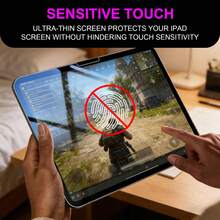 BOLLYMORE Full Coverage Bubble-Free Tablet Screen Protector, 2pcs Ultra-Clear Anti-Oil Film, Suitable For IPad 10th Gen, 11th Gen, Mini 5/6, Air Series Tablets Daily Use - Clear - View 5