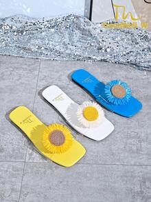 Dép xăng đan nữ, giày nữ mới, dép lê nữ, giày nữ, giày nữ màu xanh dương, thời trang dành cho nữ - Màu xanh lam - Xem 7